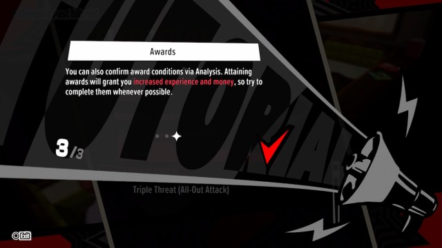 mission rewards screen