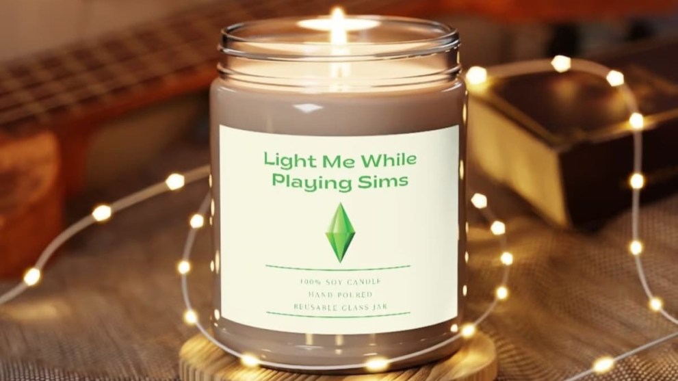 Sims-inspired Candle