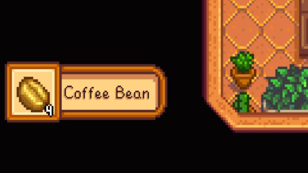 Stardew Valley how to use Coffee Beans