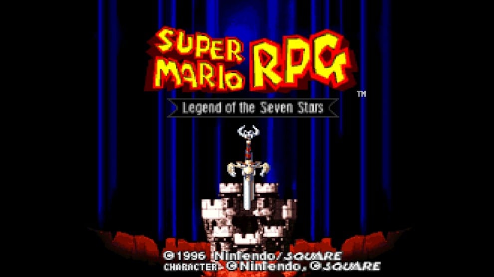 super mario rpg title screen original