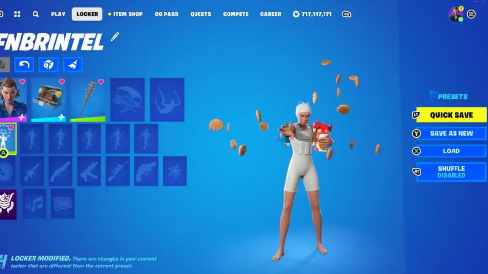 Telekinetic Power Breakfast emote in Fortnite