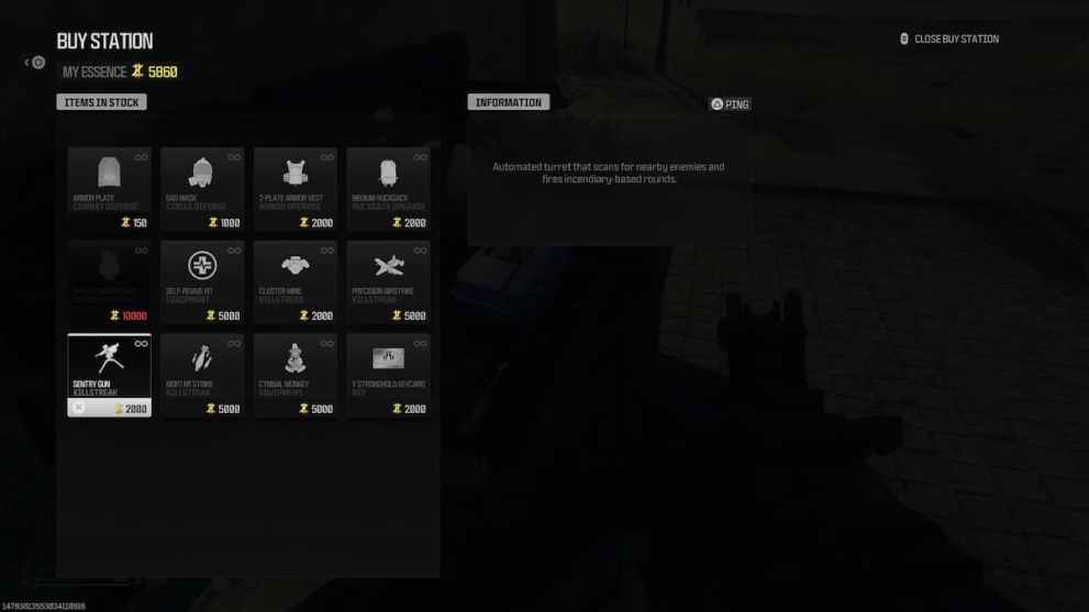 Buying a Sentry Gun in Modern Warfare 3 Zombies