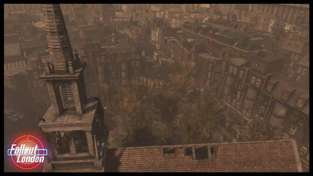 The city of London in Fallout: London