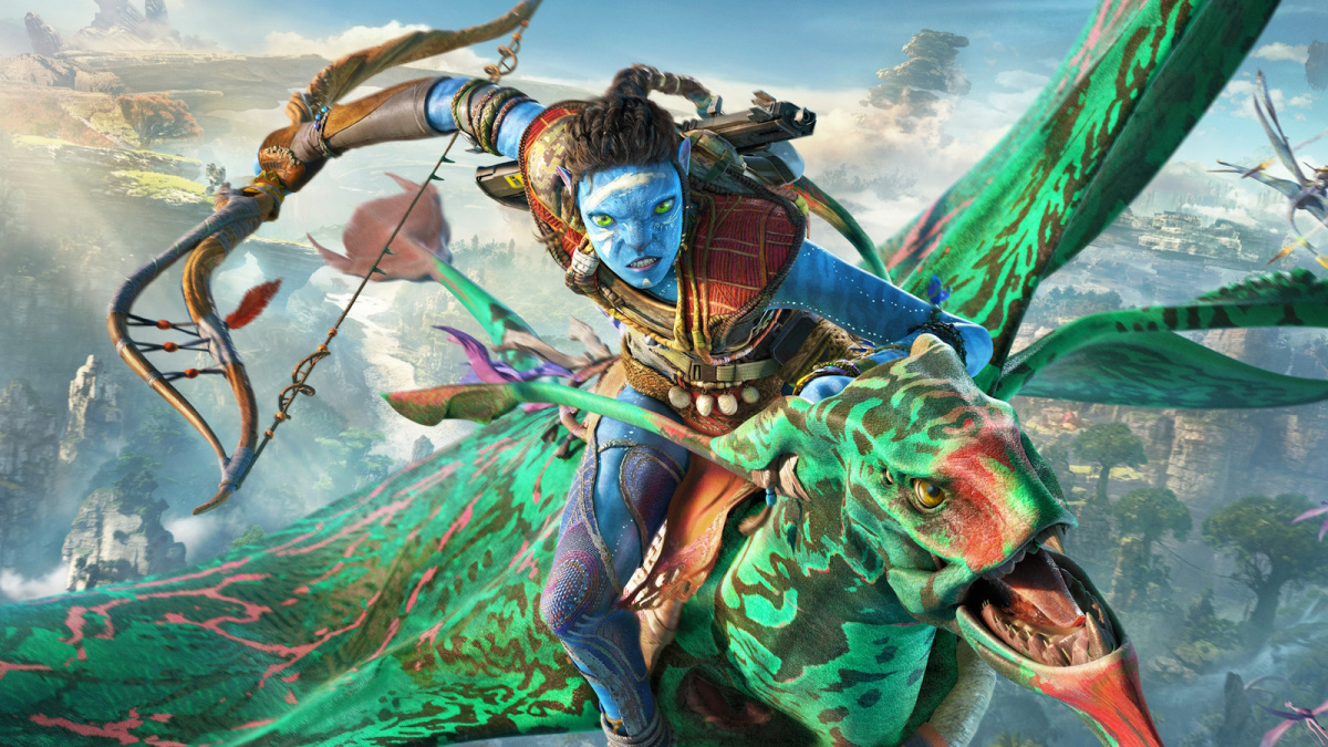 Navi Riding Ikran in Avatar Frontiers of Pandora