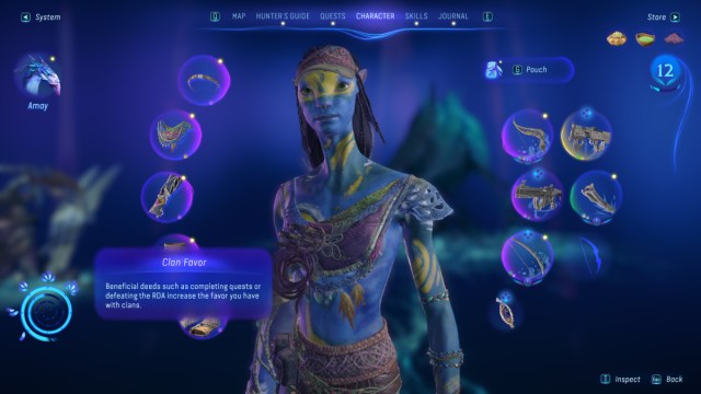 Spiegazione del favore del clan Avatar Frontiers of Pandora ...