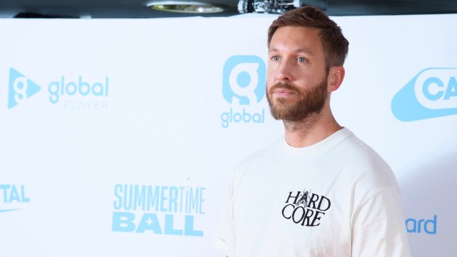 Calvin Harris is entirely ambivalent about the event he is attending, and would perhaps rather be playing Genshin Impact