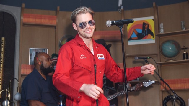 Chord Overstreet expresses his enthusiasm for America as well as his enthusiasm for attending events