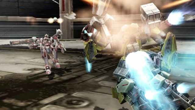 Fighting in Armored Core Silent Line
