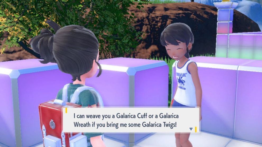 Galarica Twig NPC in Pokemon Indigo Disk