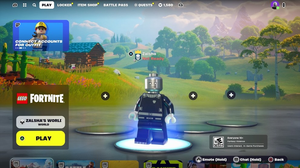 LEGO Fortnite Lobby