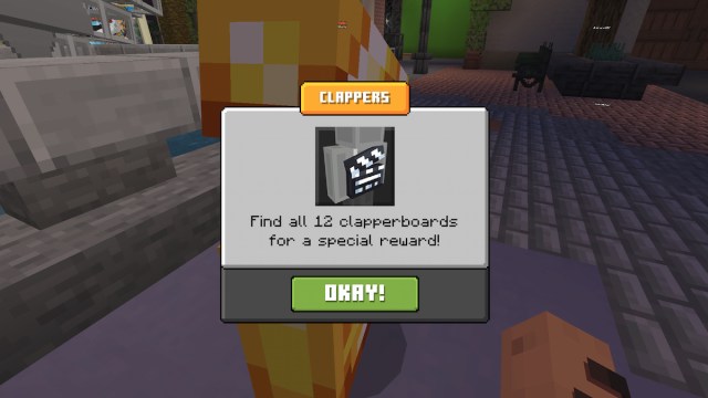 minecraft universal event find all 12 clapperboards