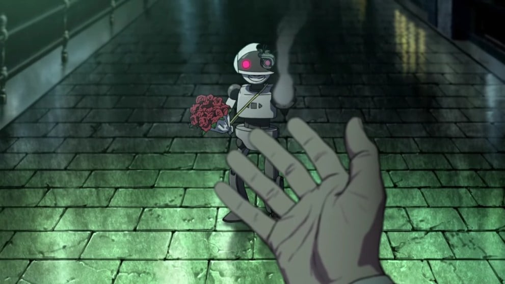 Gesicht Holding out Hand to Ali After Being Shot in Pluto (Best Anime Moments of 2023)