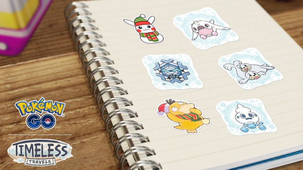 Pokemon GO's Holiday stickers