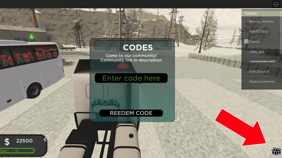 How to Redeem Codes in Roblox Truck Simulator.