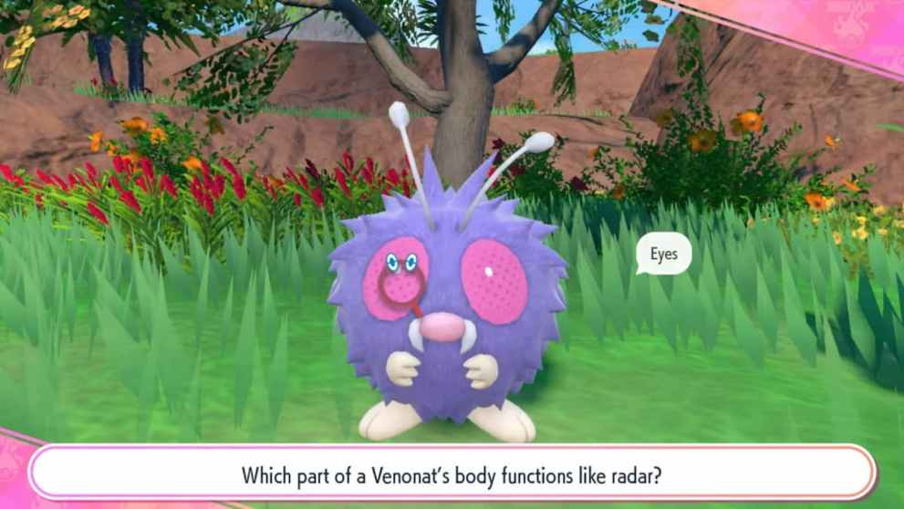 Venonat in Pokemon Scarlet and Violet.