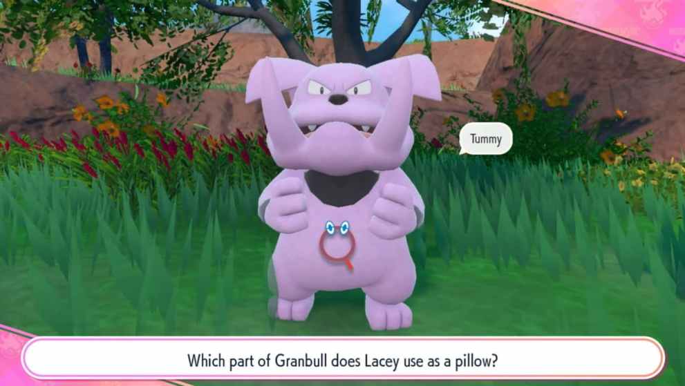 A Granbull in Pokemon Scarlet and Violet.