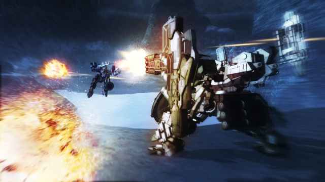 Space Battle in Armored Core 5