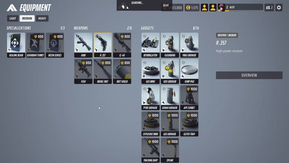 Best Medium Build in The Finals Twinfinite