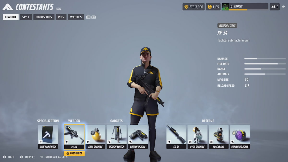 Best Light Build in The Finals Twinfinite