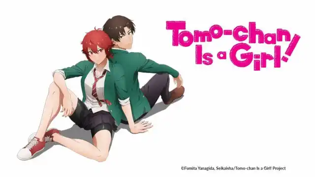 Tomo-chan Is a Girl Anime Cover