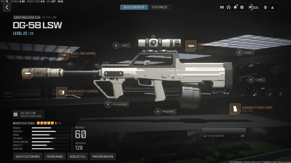 Best DG-58 LSW Loadout in Modern Warfare 3 and Warzone - Twinfinite