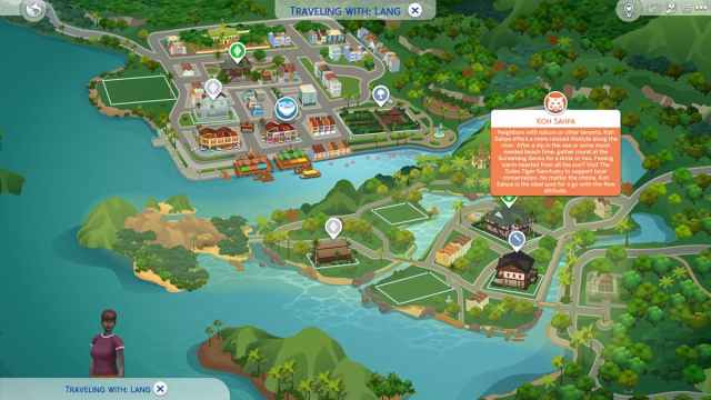 Tomarang's Koh Sahpa Neighborhood Sims 4 For Rent