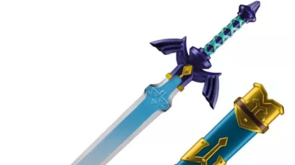 A toy version of the Master Sword from The Legend of Zelda