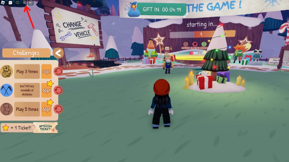 How to redeem codes in Roblox's Amazon Holiday Dash