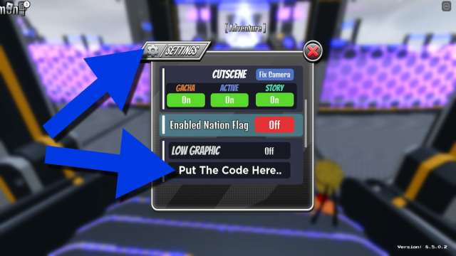 How to redeem codes in Anime World Tower Defense