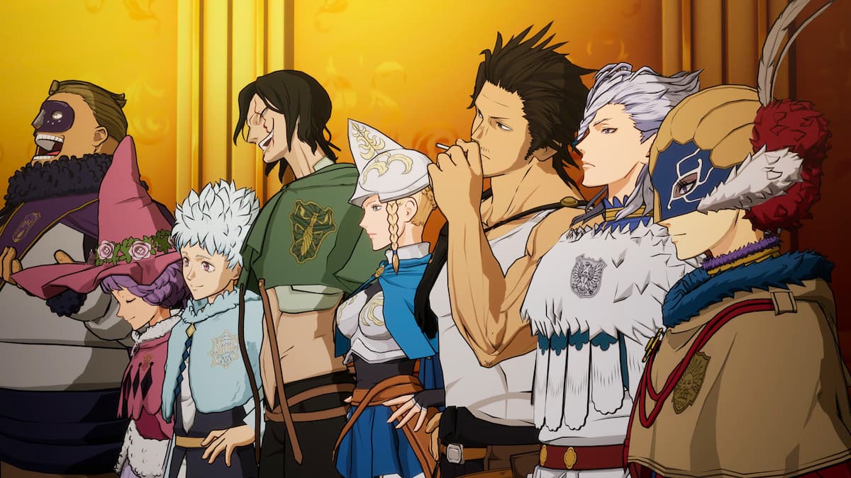 Characters from Black Clover Mobile