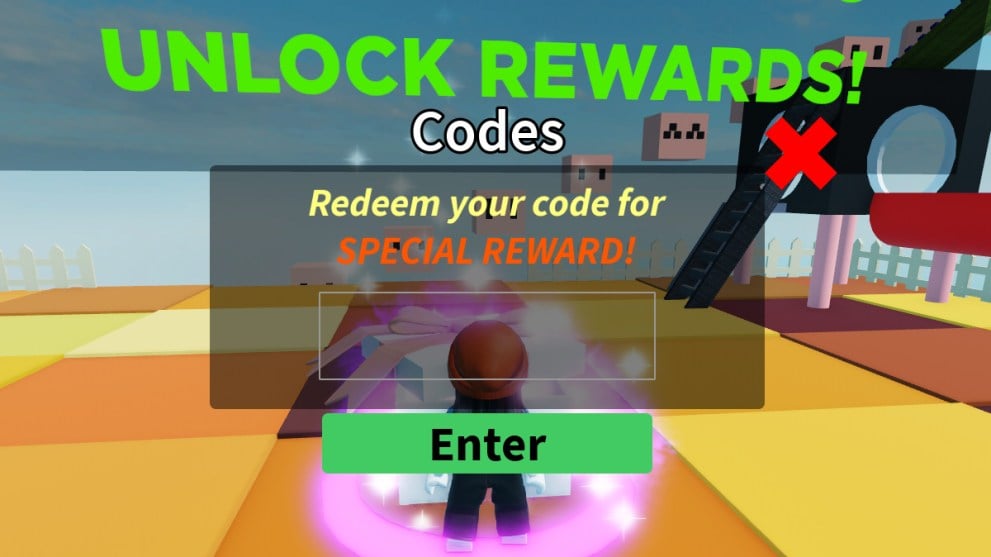 How to redeem codes in Roblox Color Block But Lava