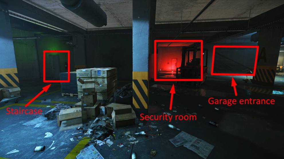 Concordia security room which is opened by the CSR key in Escape From Tarkov