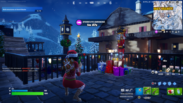 finding stolen gifts in fortnite