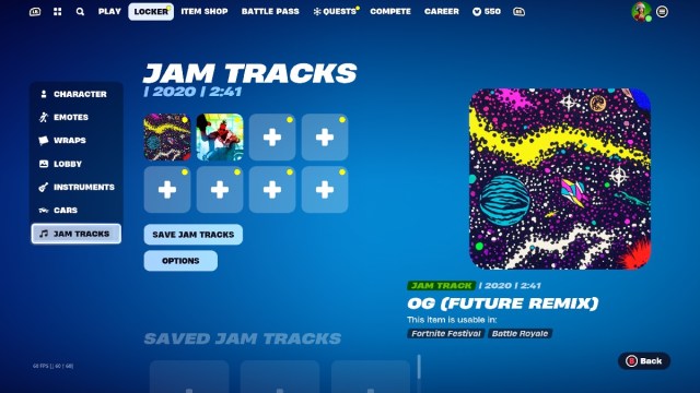 Track Health Jam What Are Jam Tracks in Fortnite?