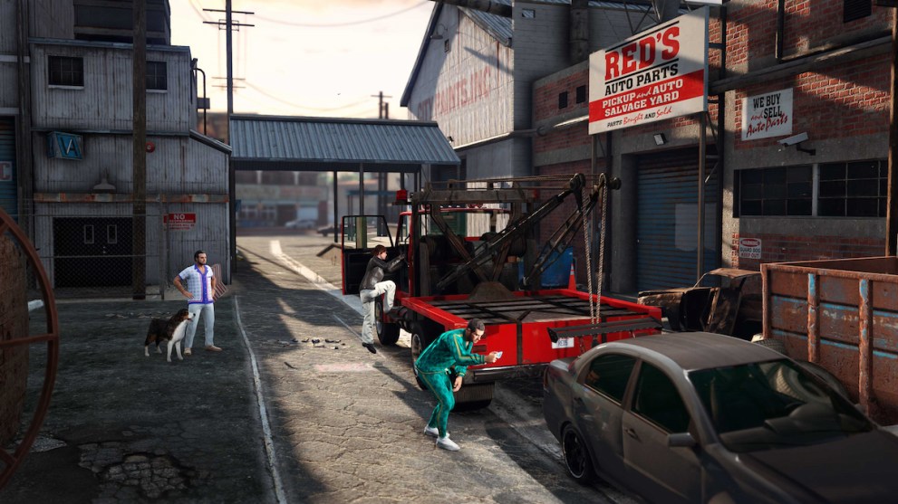 gta online chop shop tow truck