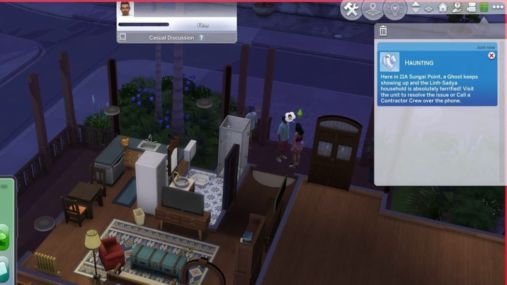 Haunting Event in Sims 4 For Rent