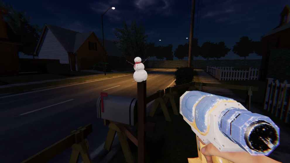 Destroying the snowmen in Phasmophobia Holiday Event 2023