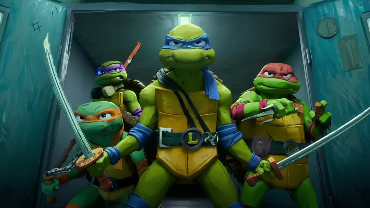 The Teenage Mutant Ninja Turtles prepared for battle.
