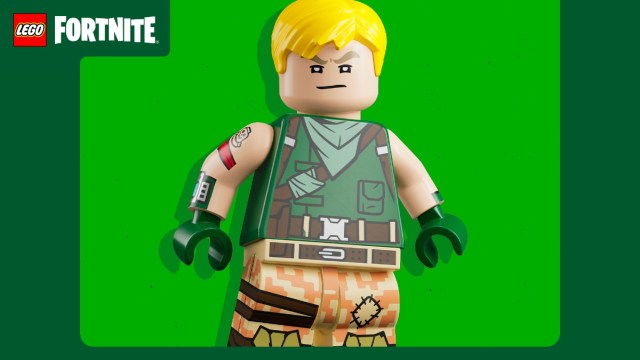 A Jonesy minifigure in LEGO Fortnite.