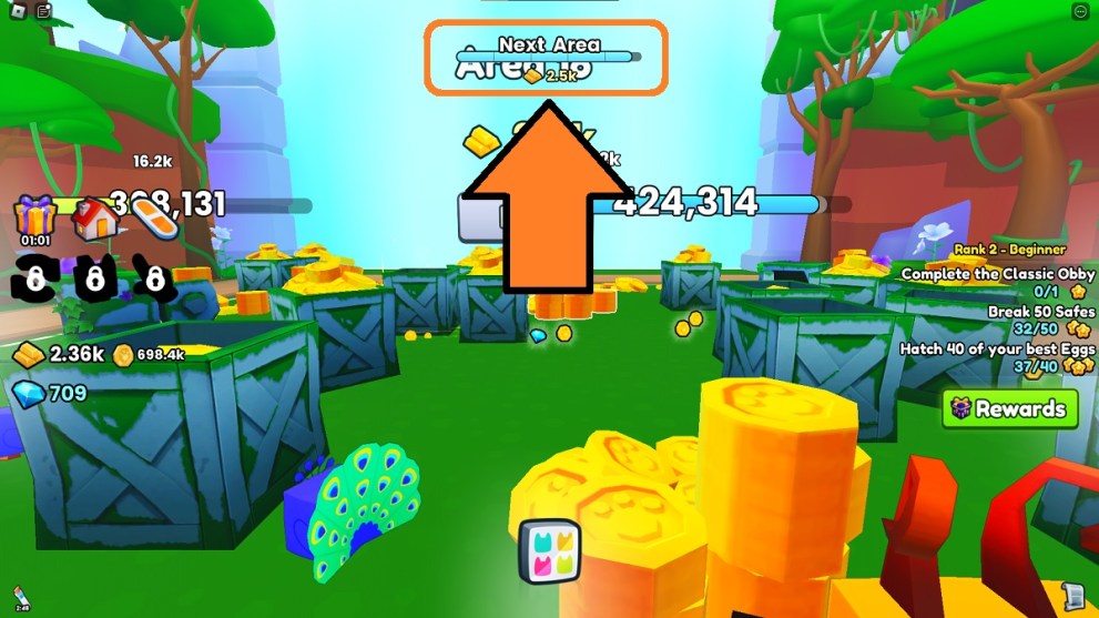 how-to-reach-area-25-in-pet-simulator-99