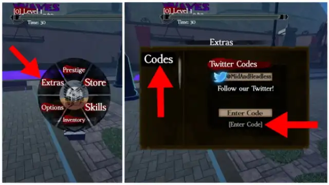How to redeem codes for Untitled Attack on Titan