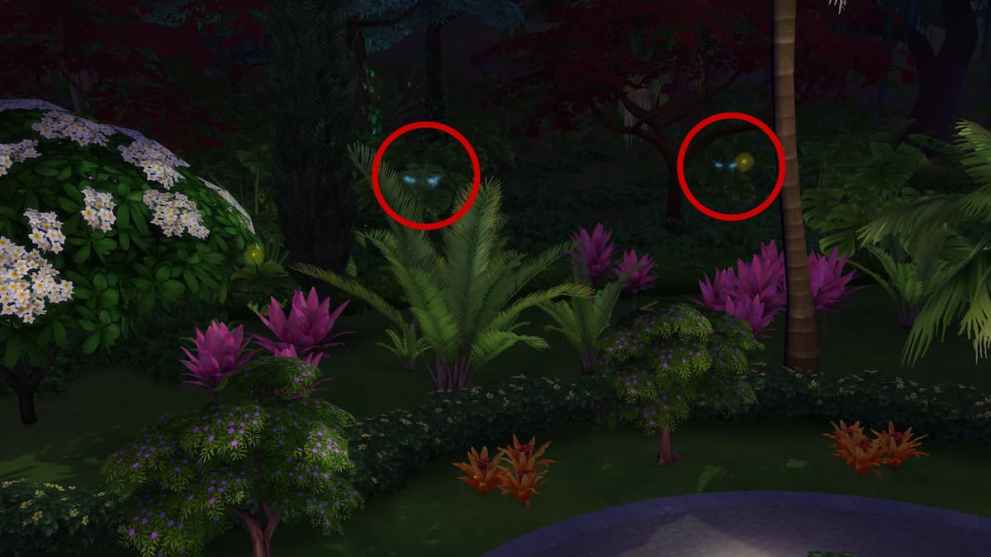 Tiger glowing eyes in Sims 4 For Rent