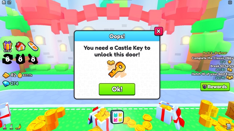 how-to-unlock-the-castle-with-castle-key-in-pet-simulator-99