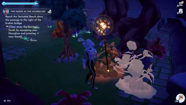 Using the Royal Hourglass in Disney Dreamlight Valley
