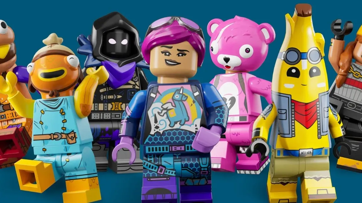 Characters from LEGO Fortnite.