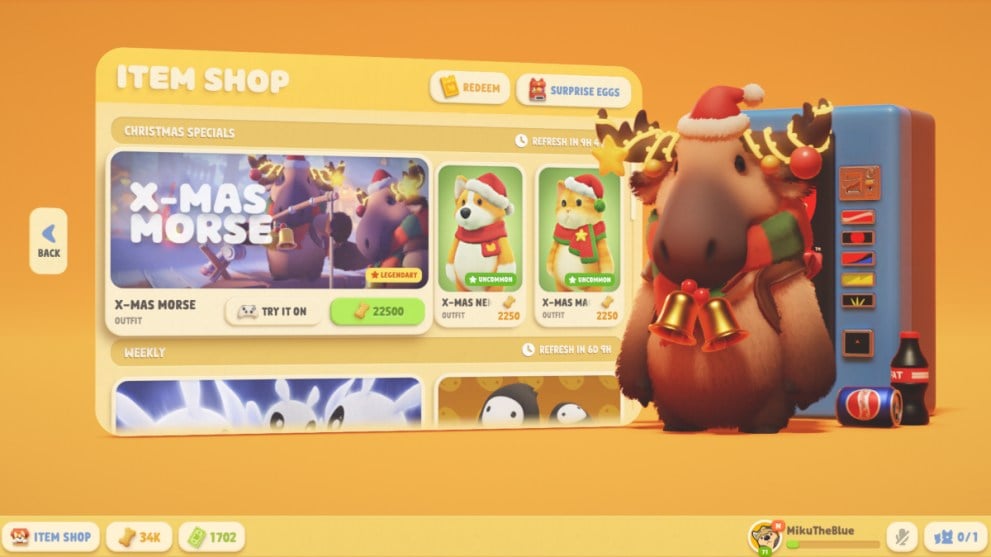 Party Animals what are the new reward items