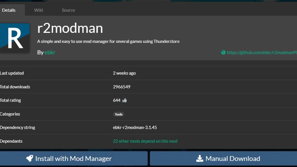 r2modman download