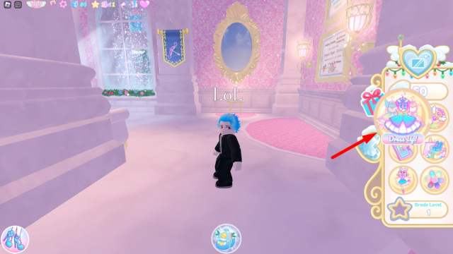 Outfit changing in Royale High