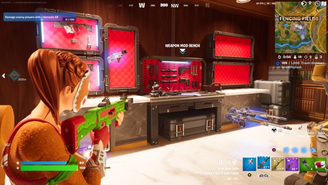 weapon mod bench fortnite