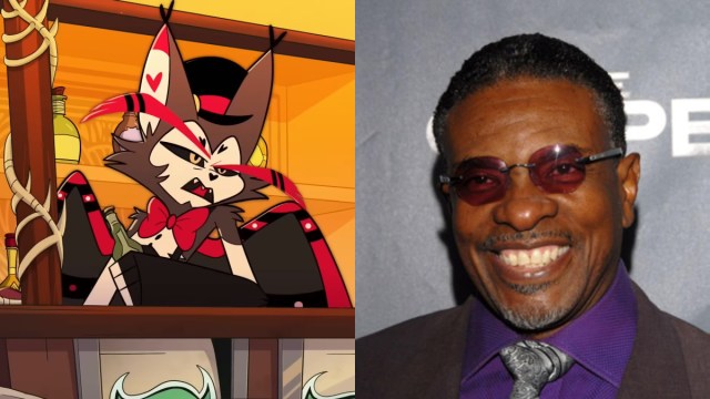 Collage of Keith David and Husk From Hazbin Hotel